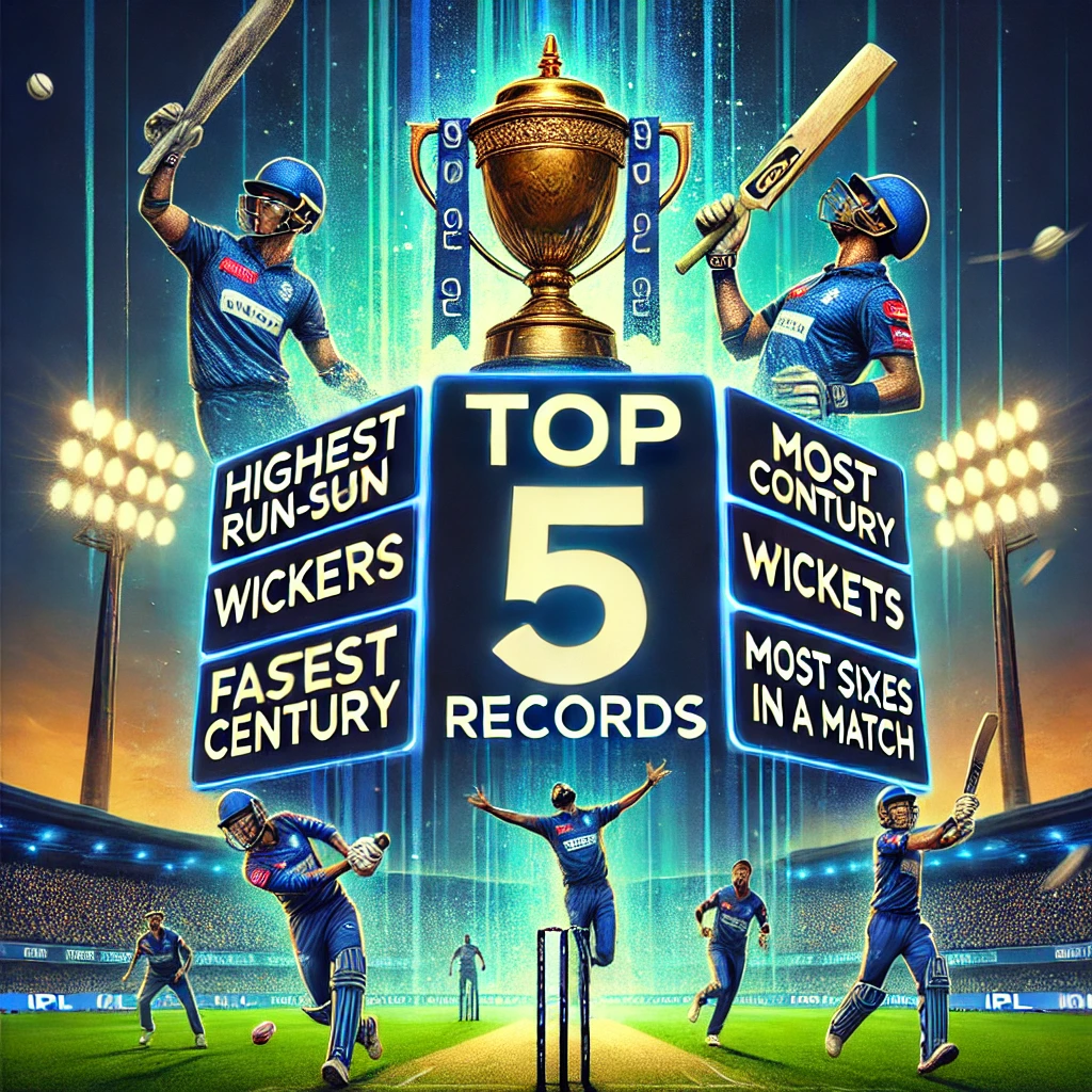 Top 5 record in IPL 2024